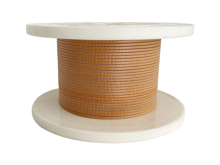 Fiber wrapped wire